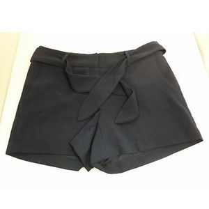 Cynthia Rowley Navy Tie Shorts